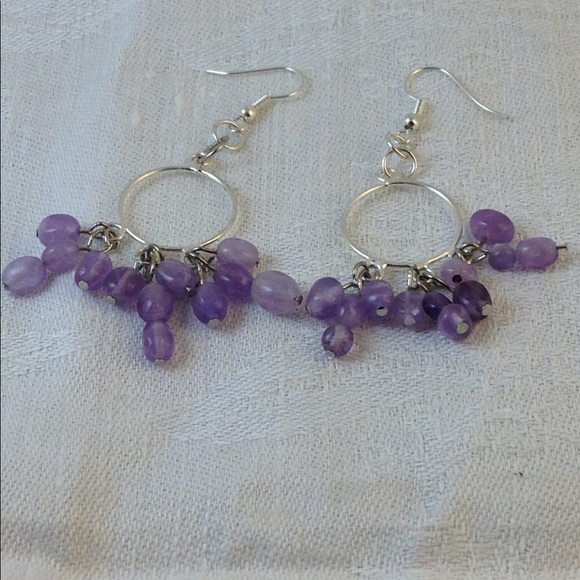 CourtneyMelissa's Shiny Things Jewelry - Amethyst earrings